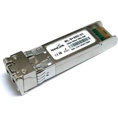 MaxLink 10G SFP+ optický modul, MM, 850nm, 300m, průmyslový -40C+85C, 2x LC konektor, DDM; ML-S+85Dout-03