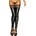 Noir Handmade F135 Powerwetlook Stockings with Siliconed Lace Superstar S