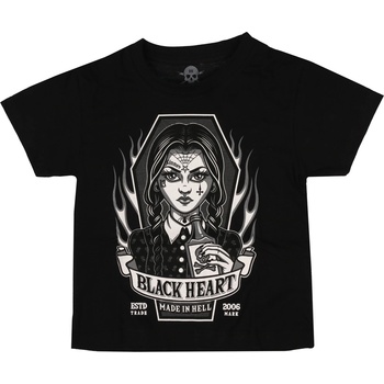 Black heart детска тениска black heart - wednesday- ЧЕРНА - 17569