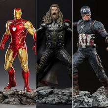 Iron Studios The Infinity Saga s BDS Art Scale Statue 1/10 Iron Man + Thor + Captain America 23 cm