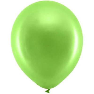 Party Deco Латексови Балони Металик, Светло Зелено 30см (rb30m-102)