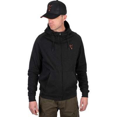 Fox Mikina Collection Lightweight Hoodie Orange Black