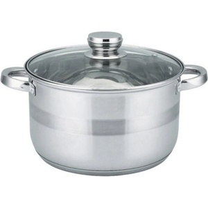 Voltz Тенджера Oliver Voltz OV51210M24, 6.5 l, 24 cm диаметър, неръждаема стомана, с капак, инокс (OV51210M24)