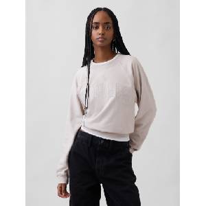GAP Овърсайз суитчър с логото на GAP GAP | Siv | ЖЕНИ | XS - zoot - 102,45 лв