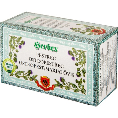 Herbex PESTREC MARIÁNSKY bylinný čaj 20 x 3 g