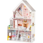ECOTOYS Дървена къща за кукли "Паудър меншън" ecotoys (4127)