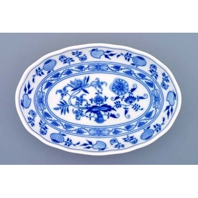 Český porcelán Dubí Mísa salátová oválná cibulák 23 cm