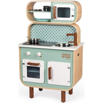 Janod Детска дървена кухня Reverso двустранна