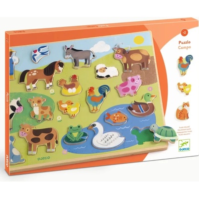 Djeco Farmářská zvířátka puzzle