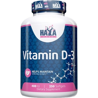 Haya Labs Vitamin D-3 400 IU [250 Гел капсули]