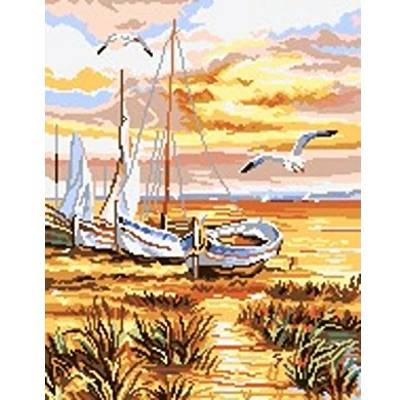 Казанлъшки гоблени Гоблен Залез край морето Puppets (Унгарски)