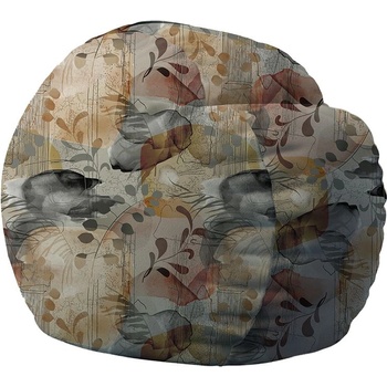 Image 1 of PUFRELAX Барбарон 600л. King Size, Fall, Перящ се калъф, Пълнеж с микс от мемори пяна и дунапрен, Принт (PUF-M-K-TM-FAL)