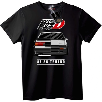 NOONEBRAND Тениска Initial D AE 86 Trueno - S, White