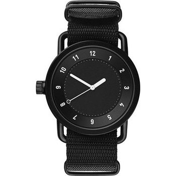 TID Watches No.1 Black / Black Nylon Wristband