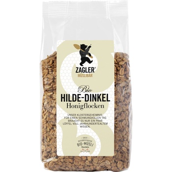 ZAGLER MÜSLIBÄR Био люспи от спелта - мед - 500 г
