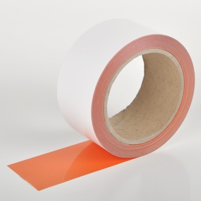 Extra tenká podlahová páska WT-5429 s protiskluzovým povrchem, permanentní – fólie, oranžová, 50 mm × 10 m