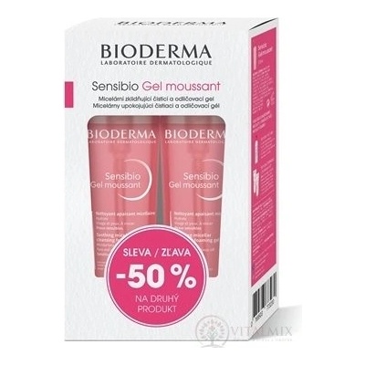 Bioderma Sensibio Gel moussant 200 ml + 200 ml