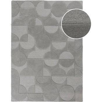 Flair Rugs Сив вълнен килим , 120 x 170 cm Gigi - Flair Rugs (503119367715)