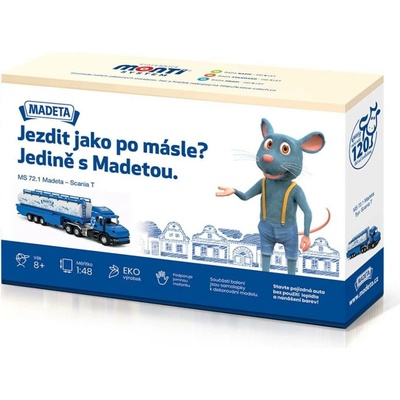 Monti System Seva Stavebnice MS 72.1 Madeland Scania T v krabici 32x21x7 5cm 1:48