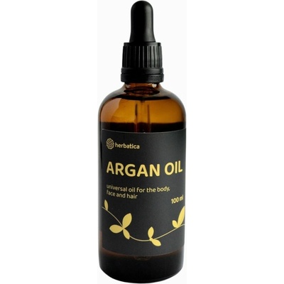 Herbatica Arganový olej 100% BIO přírodní, za studena lisovaný 50 ml 100 ml