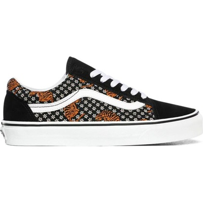 Vans Old Skool Tiger dámské boty floral blk/tr wht