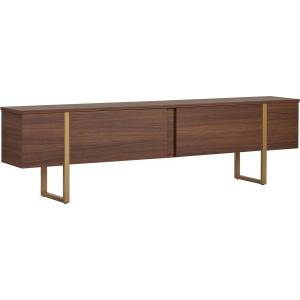 ASIR GROUP Маса за телевизор от декор от орех в тъмно естествен цвят 180x50x30 cm Onera - Kalune Design (241NRD1351)