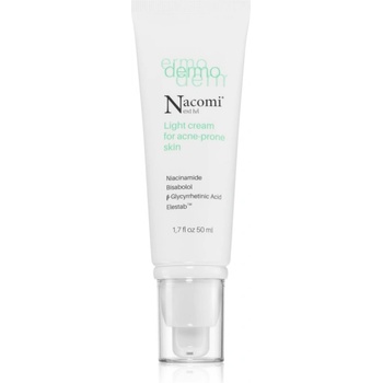 Nacomi Next Level Dermo лек крем против акне, регулиращ образуването на себум 50ml