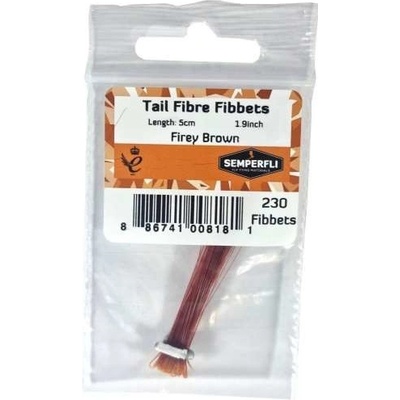 Semperfli Syntetická Pera Tail Fibre Fibbets Firey Brown