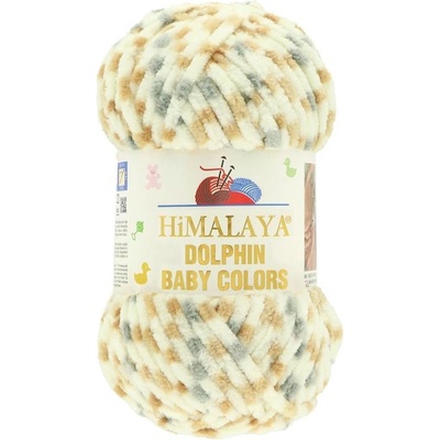 Himalaya Dolphin Baby Colors 80416 hnědo bílo šedá