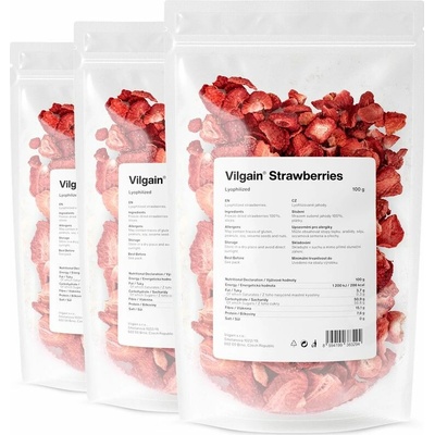 Vilgain Jahody lyofilizované 100 g – Sleviste.cz