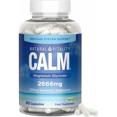 Natural Vitality Calm Glycinát horčíka 90 kapsúl