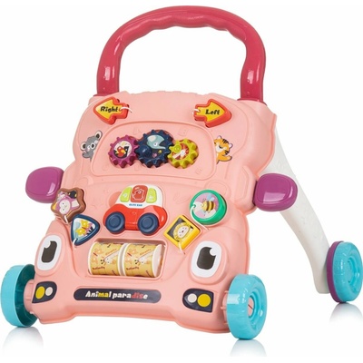 Chipolino Funny Animals pomôcka na chodenie Pink