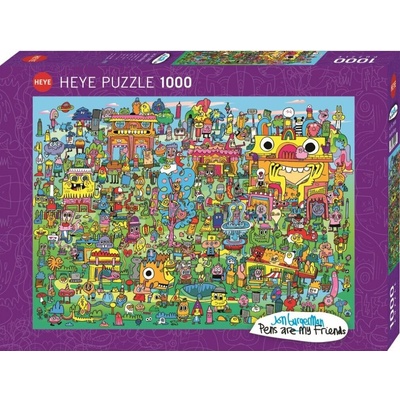 Heye Malůvkové městečko 1000 dílků