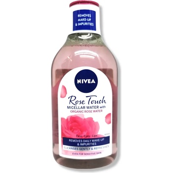 Nivea мицеларна вода, Rose touch, 400мл