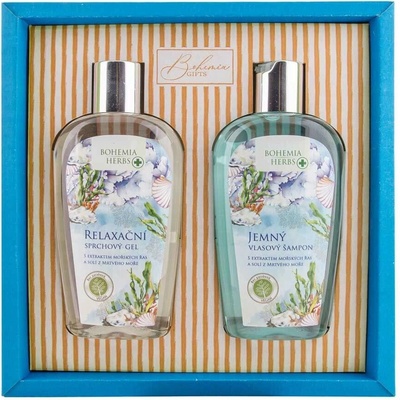 Bohemia Herbs Mŕtve more sprchový gél 250 ml + šampón 250 ml darčeková sada