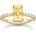 Thomas Sabo Пръстен Thomas Sabo x HARIBO Mini Red Goldbear Zirconia 18k златно покритие EU56 (TR2504-414-14-56)