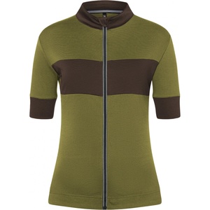 super. natural Фланелка с къс ръкав за колоездене super. natural Women's Grava Jersey Cycling jersey - Avocado / Wren (156-1199-0112)