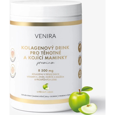 Venira Premium kolagénový drink pre tehotné a dojčiace mamičky jablko 322 g