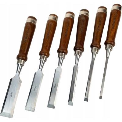 WoodFan Sada stolárskych dlát 6 ks 6, 10, 13, 19, 25,