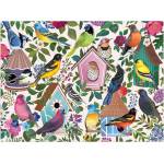 Galison - Puzzle Birdhouse Lane - 1 000 piese