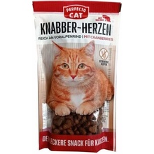 Perfecto Cat Feine Knabber-Snack s Alpským šťavnatým Hovězím Anti-Hairball 50 g