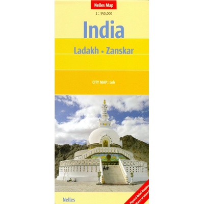 Indie Ladkah Zanskar 1:350t mapa Nelles