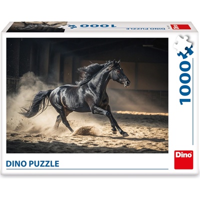 Dino Černý kůň 1000 dílků