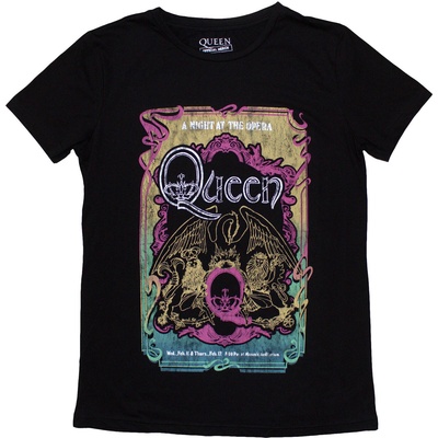 Queen A Night At The Opera Tour '76 Black L Дамски Риза (QUTS108LB03)