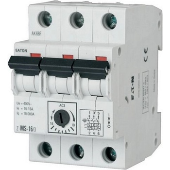 Image 1 of Eaton Моторен прекъсвач eaton z-ms-0.4/3, 248404 - 0.25-0.4a, 3p (248404)