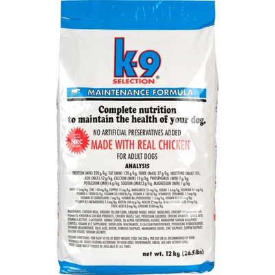 K-9 Selection Maintenance Adult Dogs 3 kg