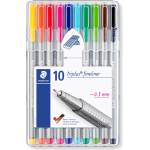 STAEDTLER Комплект тънкописци Staedtler 334, 10 цвята в кутия (21113-А)
