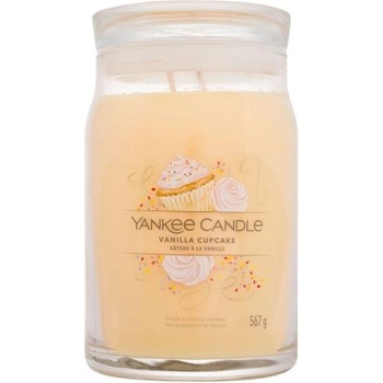 Yankee Candle Signature Vanilla Cupcake 567 g ароматна свещ