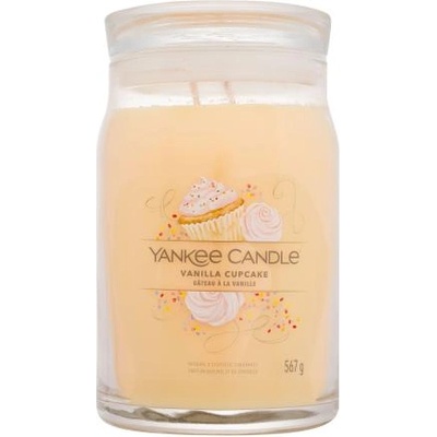 Yankee Candle Signature Vanilla Cupcake 567 g ароматна свещ