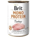 Brit Mono Protein Turkey - консервирана храна за кучета с 78% пуешко месо 0.400 кг